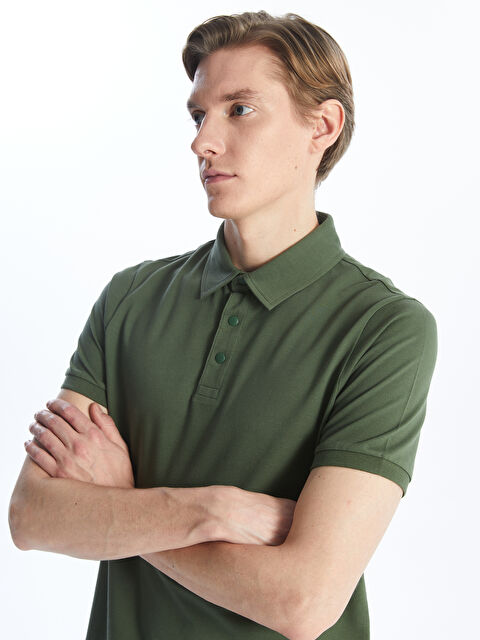 LCWAIKIKI Classic Polo Yaka Kısa Kollu Pike Erkek Tişört