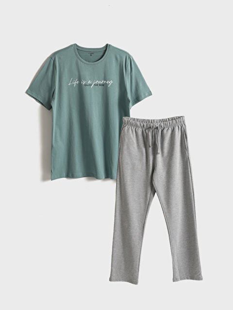 LC WAIKIKI Regular Fit Men's Pyjama Set - S4CL17Z8-GP4