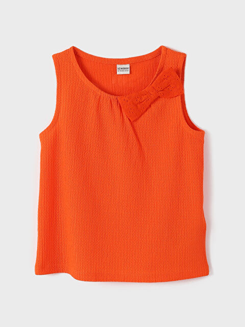 LCW Kids تيشيرت رياضي بناتي بياقة دائرية - S4CM28Z4-KG1