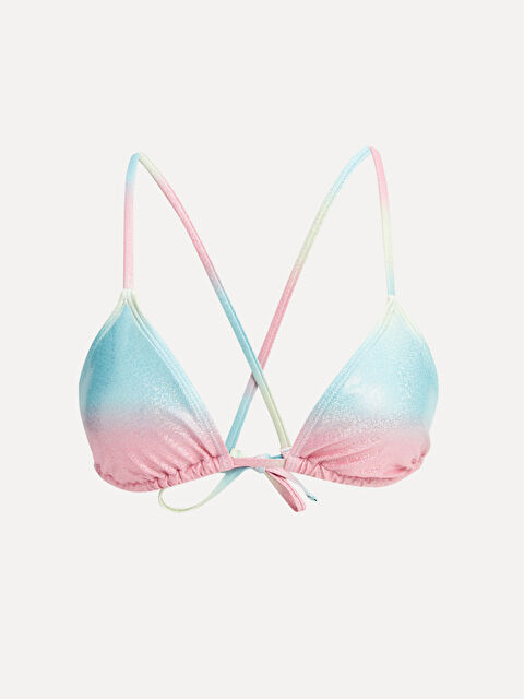 LCW DREAM Shiny Look Women's Bikini Top with Tie Detail - S4CM67Z8-F9C