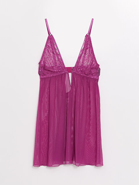 LCW DREAM V Yaka Dantelli Babydoll - S4CM76Z8-H2Y