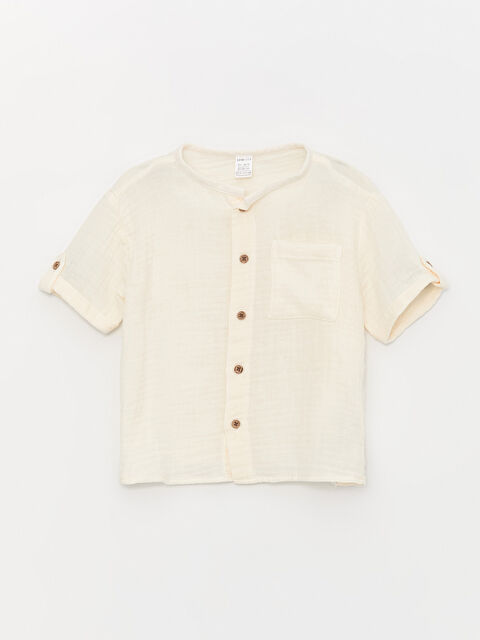 LCW ECO Crew Neck Short Sleeve Basic Shirt - S4CN11Z1-KX0