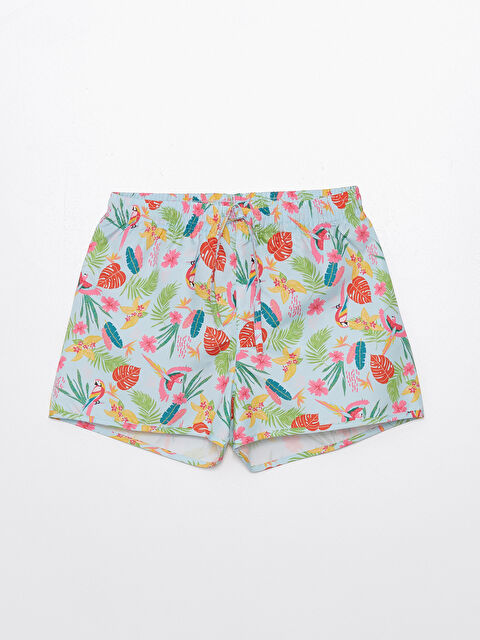 LCW Kids Hızlı Kuruyan Beli Lastikli Kız Çocuk Deniz Şortu - S4CN86Z4-F9C