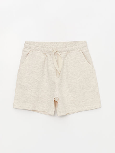 LCW ECO Beli Lastikli Basic Kız Çocuk Şort - S4CP19Z4-L8Q