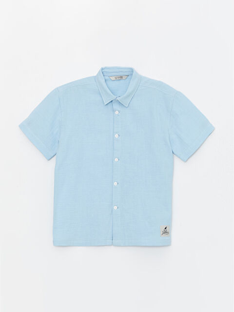 LCW Kids Relaxed Fit Boys' Shirt - S4CP77Z4-FND