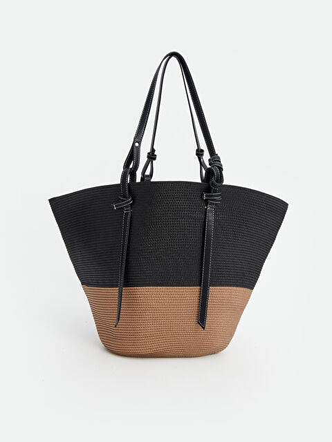 LCW ACCESSORIES Geantă Tote de Paie pentru Femei - S4CQ14Z8-LQJ