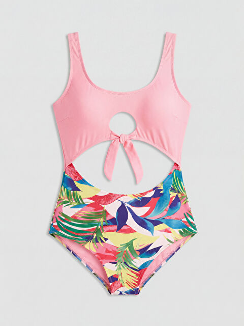 LCW DREAM Desenli Çıkabilir Pedli Kadın Mayokini