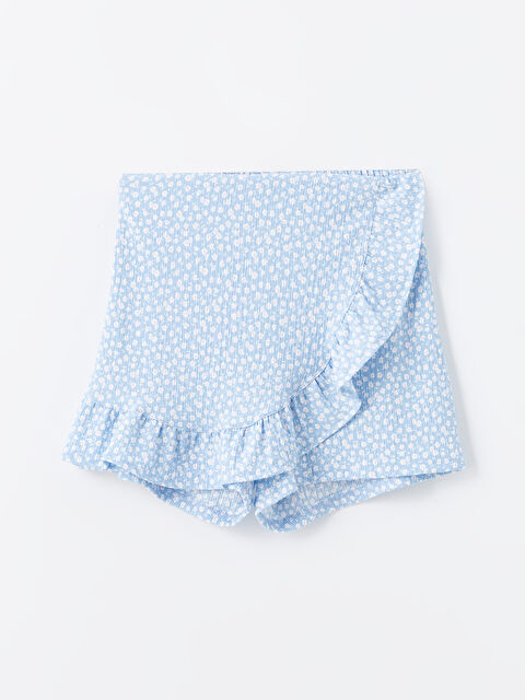 LCW Kids Beli Lastikli Kız Çocuk Şort Etek - S4CQ80Z4-LQQ