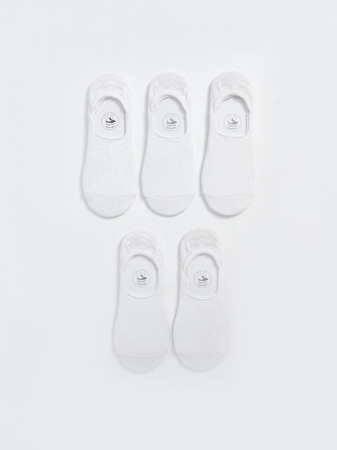 LCW DREAM Women's Plain Invisible Socks 5 Pack - S4CR72Z8-FDU