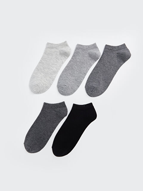 LCW DREAM Women's Plain Trainer Socks 5 Pack - S4CR76Z8-LAK