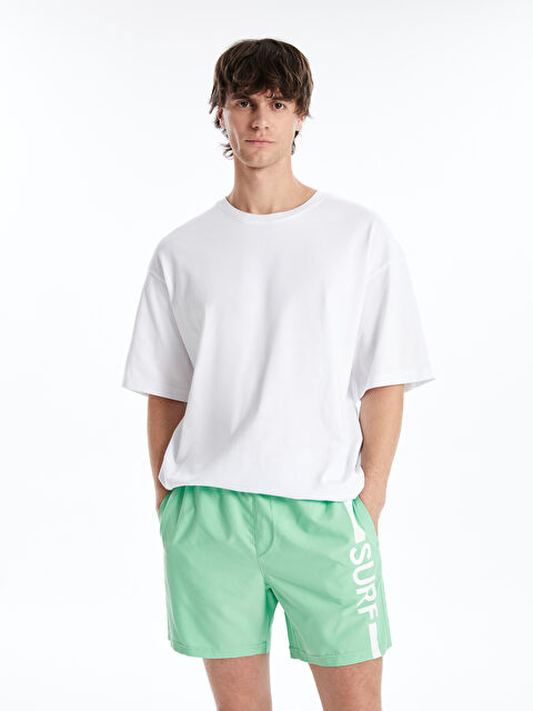 LCW SWIMWEAR Kısa Boy Baskılı Erkek Deniz Şortu - S4CT02Z8-FNY