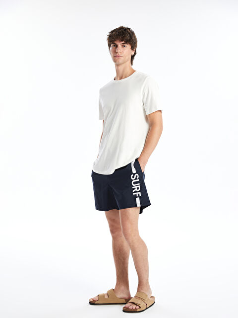 LCW SWIMWEAR Kısa Boy Baskılı Erkek Deniz Şortu - S4CT02Z8-RFD