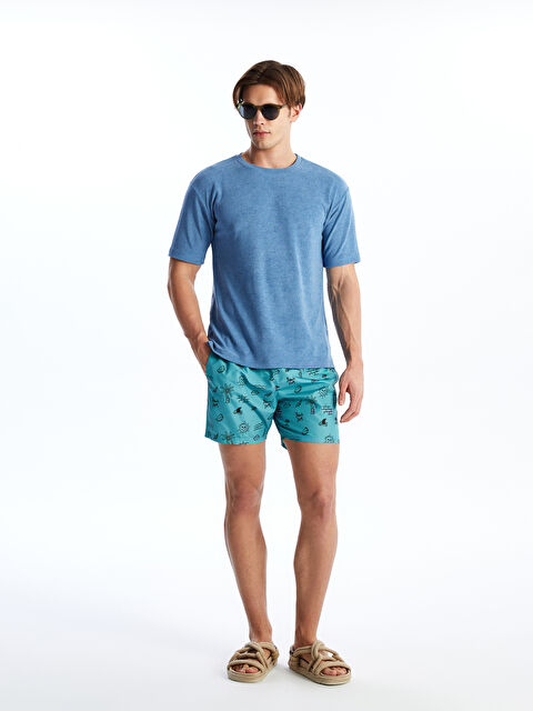 LCW SWIMWEAR Kısa Boy Desenli Erkek Deniz Şortu - S4CT22Z8-LQQ