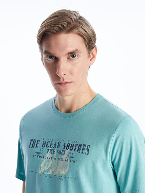 SOUTHBLUE Crew Neck Jersey Men's T-Shirt - S4CT84Z8-FHD