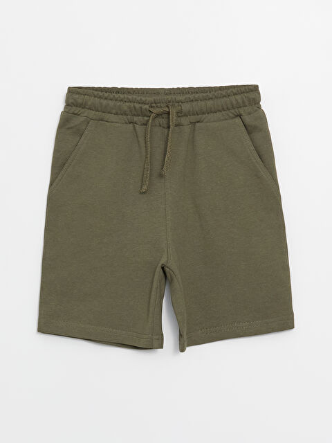 LCW Kids Elasticated Waist Basic Boys' Shorts - S4CU79Z4-HCZ