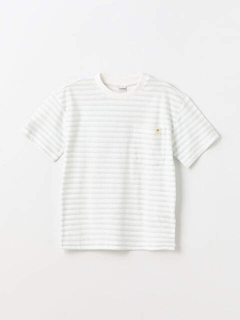 LCW Kids Oversize Crew Neck Boys' T-Shirt - S4CY93Z4-LEN