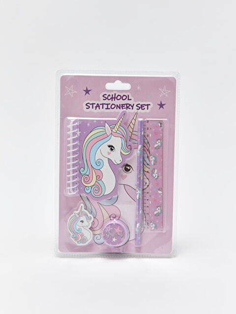 LCW ACCESSORIES Baskılı Kız Çocuk Kırtasiye Seti - S4DA21Z4-M0T