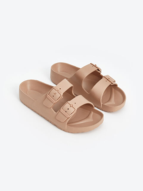 LCW STEPS Double Strap Women's Sliders - S4DA28Z8-Y5J