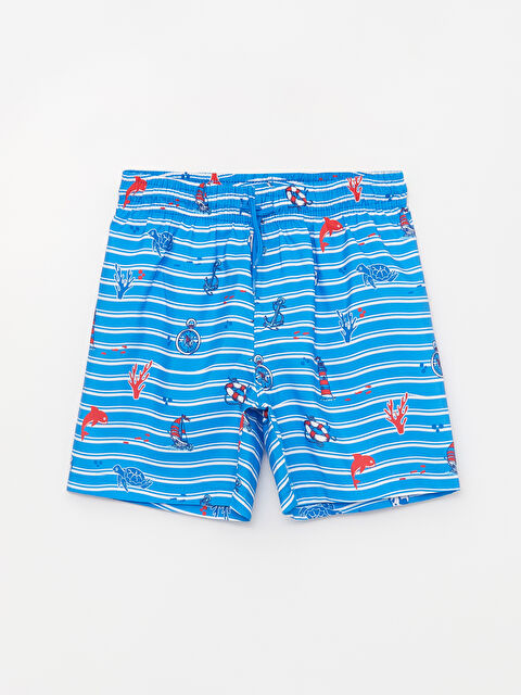 LCW ECO Beli Lastikli Hızlı Kuruyan Erkek Çocuk Deniz Şortu - S4DA59Z4-LQQ
