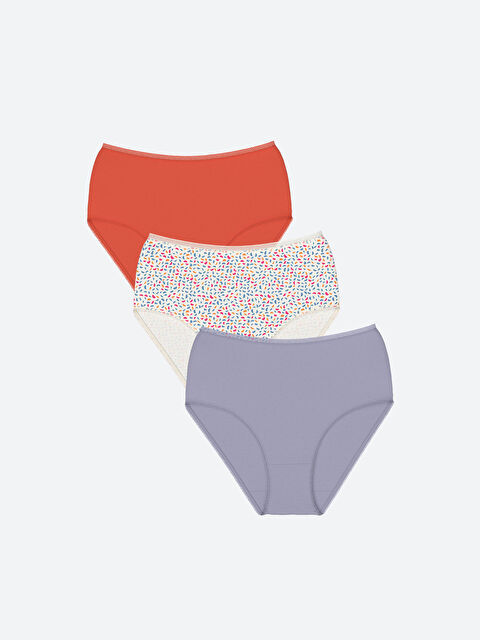 LCW DREAM Patterned Classic Knickers 3-Pack - S4DB43Z8-LQH