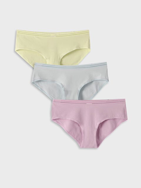 LCW DREAM سراويل داخلية هيبستر جيرسي للسيدات - عبوة من ٣ قطع - S4DD13Z8-V2N