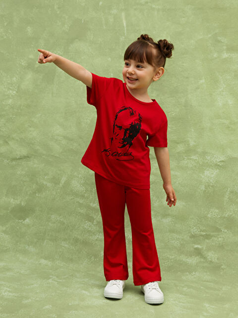 LCW Kids Beli Lastikli Basic ispanyol Paça Kız Bebek Tayt