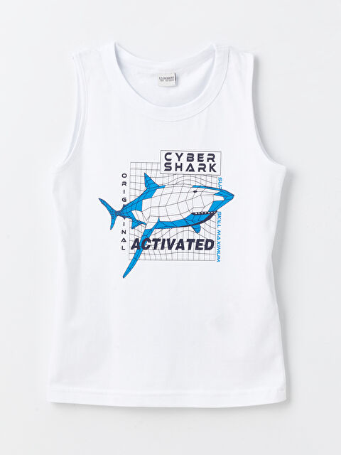 LCW Kids Bisiklet Yaka Erkek Çocuk Atlet - S4DF36Z4-JYX