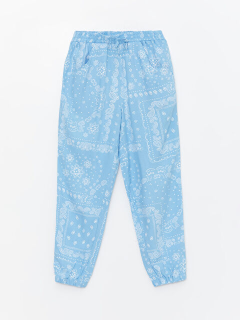 LCW Kids Elastic Waist Girl Jogger Trousers - S4DF87Z4-LQQ