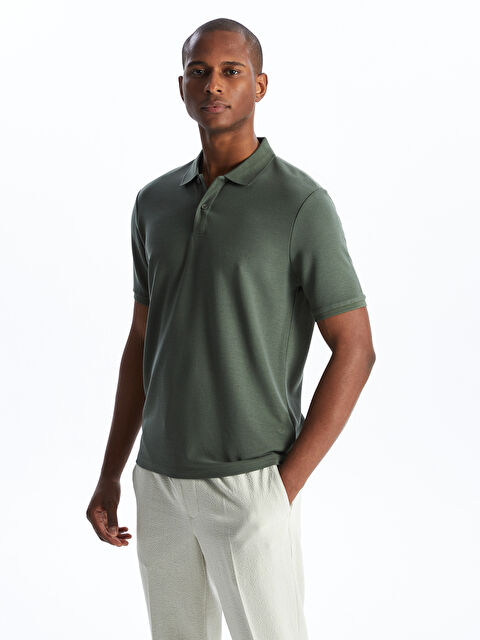 LCW Vision Polo Neck Short Sleeve Men's T-Shirt
