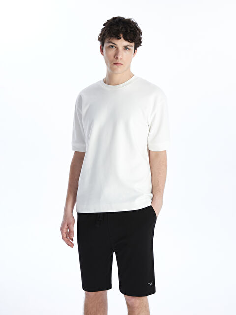 LC WAIKIKI Slim Fit Erkek Pijama Alt Şort - S4DK46Z8-CVL