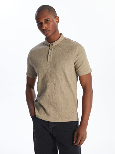 LCW Vision Muškarac BEŽ Majica kratkih rukava - S4DL41Z8-HZZ