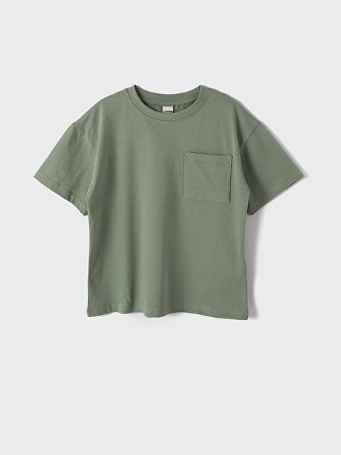 LCW Kids Oversize Crew Neck Boys' T-Shirt - S4DL85Z4-GX7