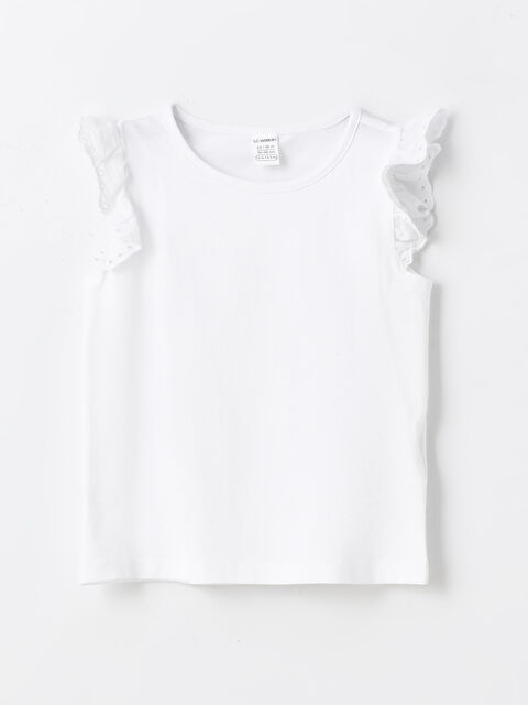 LCW Kids Bisiklet Yaka Basic Kız Bebek Atlet - S4DL89Z1-Q6K