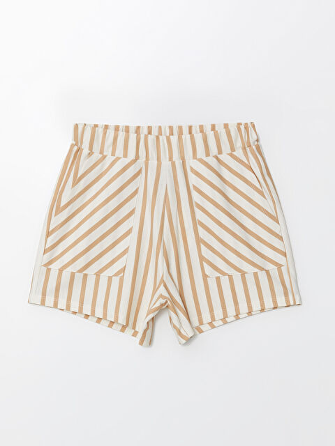 LCW Kids Girls' Shorts with Elastic Waist - S4DM68Z4-LRA