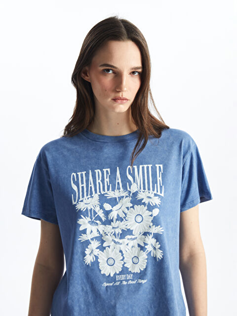 LCW Vision Žena PLAVA Majica kratkih rukava - S4DO08Z8-466