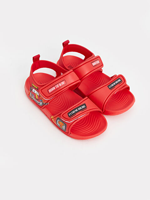 LCW STEPS Cars Licensed Hook and Loop Baby Boys' Sandals - S4DT30Z1-VAD