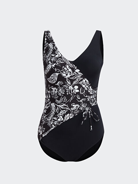 LCW DREAM Çiçekli Dikişli Pedli Kadın Mayo - S4DV55Z8-SW5