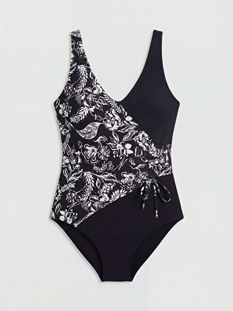 LCW DREAM Çiçekli Dikişli Pedli Kadın Mayo