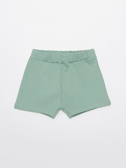 LCW baby Beli Lastikli Basic Erkek Bebek Şort - S4DV84Z1-GKG
