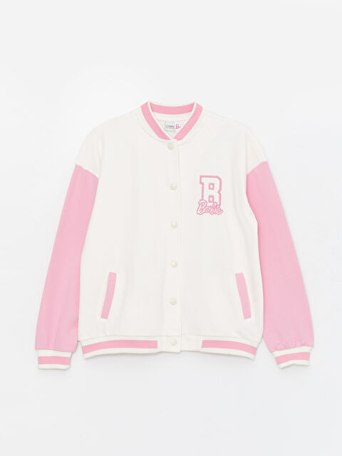 LCW Kids Барби С Принтом Для Девочек Колледж Пиджак - S4DY15Z4-FDX