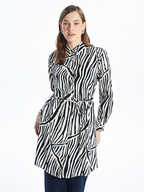 LCWAIKIKI Classic Patterned Women's Shirt Tunic - S4EB34Z8-LQJ