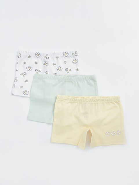 LCW Kids Lot de 3 Boxers Imprimés pour Filles - S4EC63Z4-FQ0