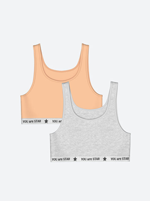 LCW Kids Baskılı Kız Çocuk Büstiyer 2'li - S4ED34Z4-CT3