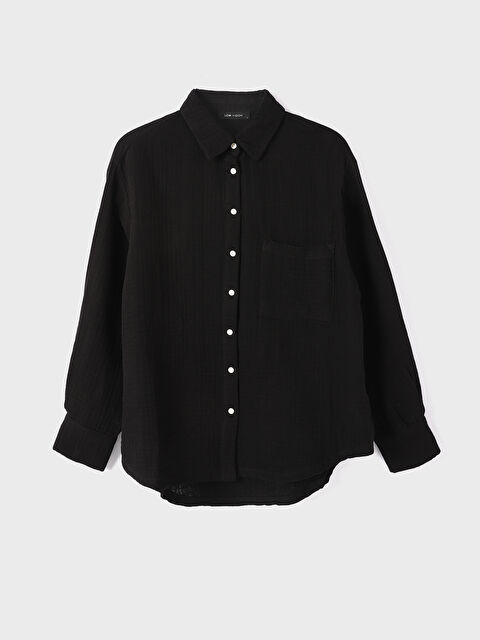 LCW Vision Plain Long Sleeve Women's Shirt - S4ED95Z8-CVL