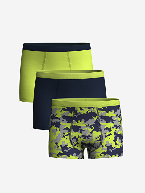 LCW Kids Baskılı Erkek Çocuk Boxer 3'lü - S4EE15Z4-LRR