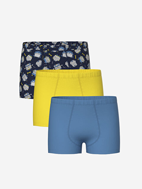 LCW Kids Baskılı Erkek Çocuk Boxer 3'lü - S4EE29Z4-LSJ
