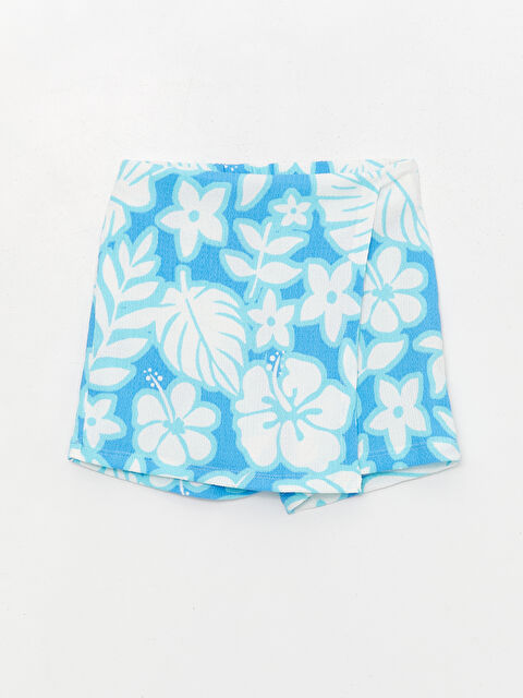 LCW ECO Beli Lastikli Kız Çocuk Şort Etek - S4EE77Z4-LQQ