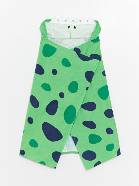 LCW HOME Dinosaur Figured Boys' Bathrobe - S4EE98Z4-GKJ