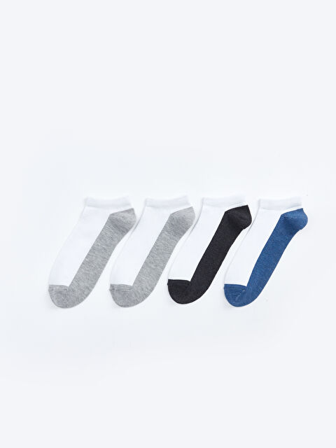 LCW ACCESSORIES Renk Bloklu Erkek Patik Çorap 5'li - S4EH38Z8-K00