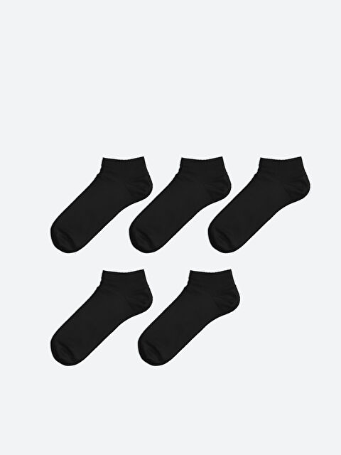 LCW ACCESSORIES Düz Erkek Patik Çorap 5'li - S4EI74Z8-HEG